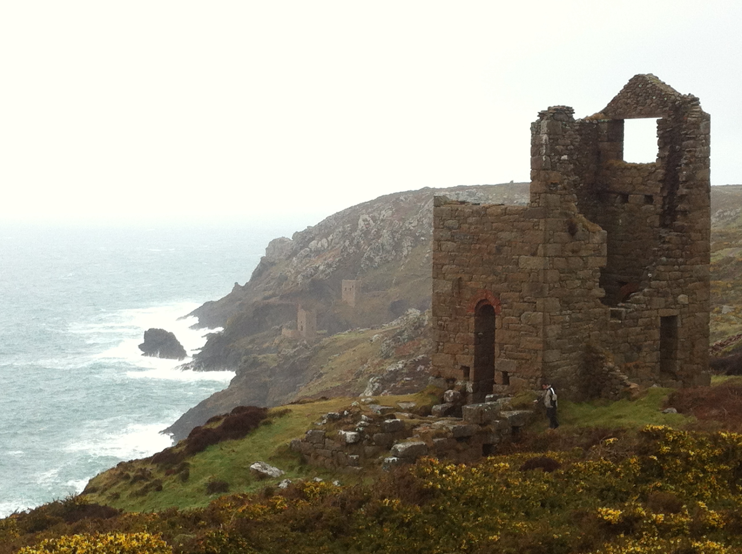 Remnants of Cornwall's Tin and Copper Mining Days at Botallack
