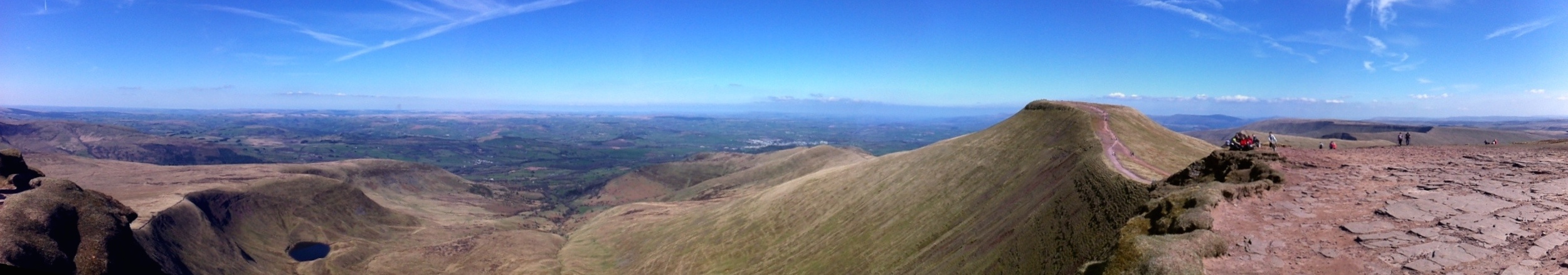 Panorama of the Welsh Landscape