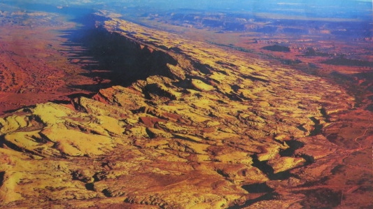 Aerial Photo of Comb Ridge courtesy of a San Juan Chamber of Commerce Publication