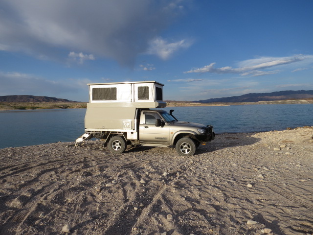 Camped on Lake Mead