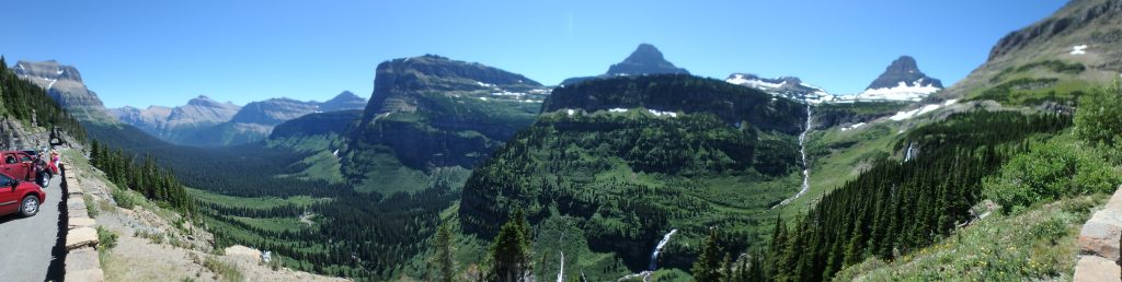 Panorama of "Going to The Sun Road"