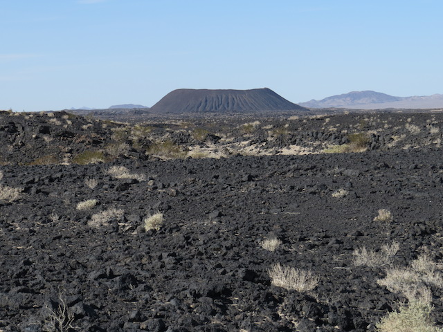 Nearby Amboy Crater and Lava Field